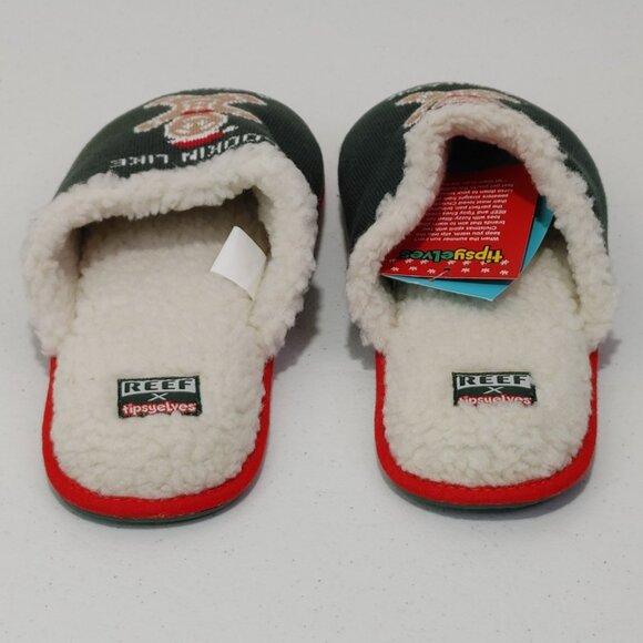 REEF X Tipsy Elves Sleeper Ugly Sweater Design Look Like A Snack Women's Size 11 - Picture 5 of 11